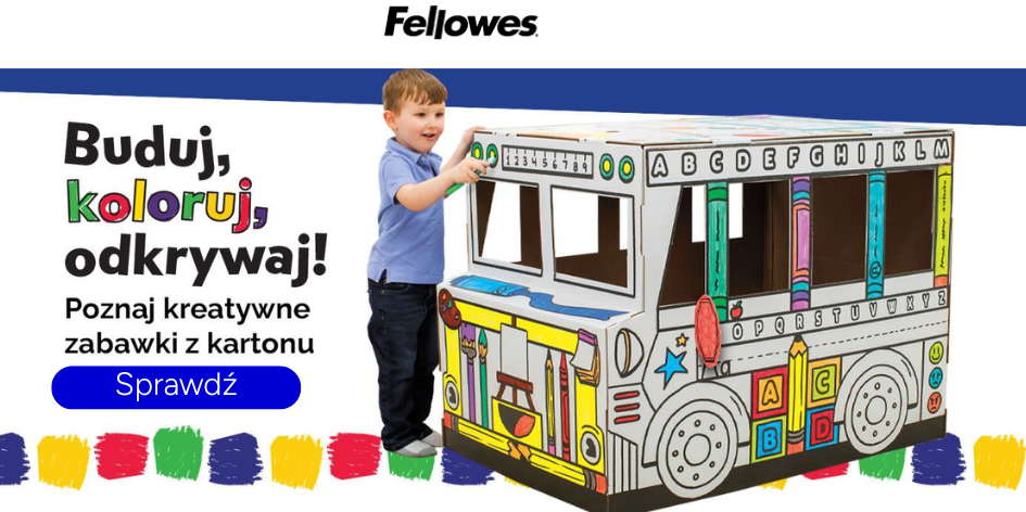 Fellowes zabawki z kartonu