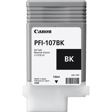 TUSZ ORYGINALNY CANON PFI107BK 6705B001 CZARNY 130 ML