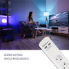 QOLTEC LISTWA ANTYPRZEPIĘCIOWA | 8 GNIAZD | 2XUSB | 1.8M | BIAŁA