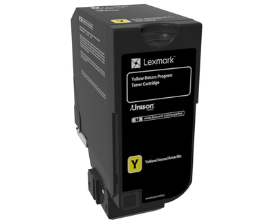 TONER ORYGINALNY LEXMARK 74C20Y0 YELLOW 3000 STRON