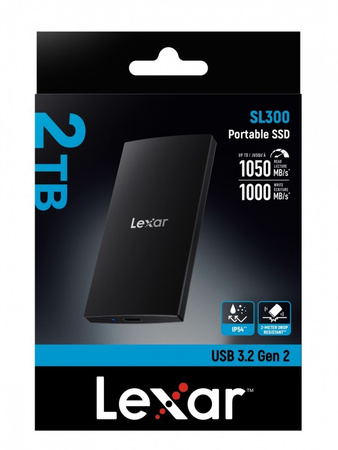 LEXAR DYSK SSD SL300 2TB USB 3.2 GEN2 1050/1000MB/S