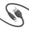 Kabel BASEUS Jelly USB-A-Lightning 1.2m (czarny)