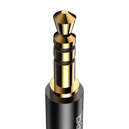 KABEL AUDIO USB-C DO MINI JACK 3,5MM BASEUS YIVEN 1.2M (CZARNY)