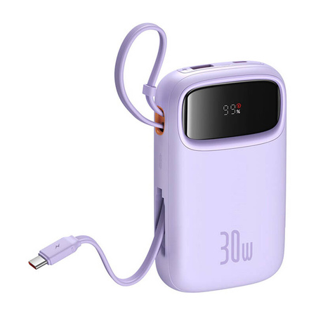 Powerbank BASEUS QPow 2 10000mAh 30W (fioletowy)