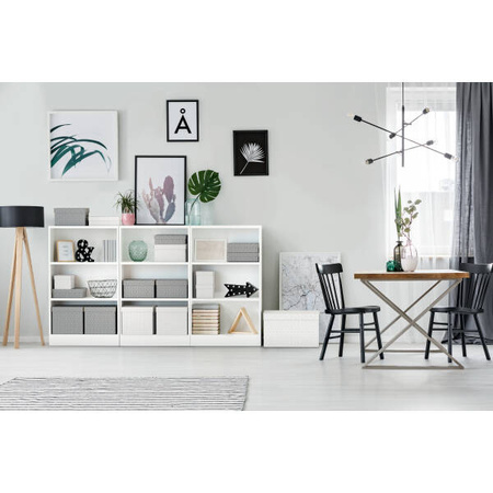 PUDŁO Z POKRYWĄ 320X315X365MM ESSELTE 628289 SZARY 3SZT