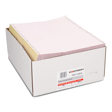 PAPIER SAMOKOPIUJĄCY 240 12'' EMERSON KOLOROWE KOPIE 1+3 450 SKŁADEK