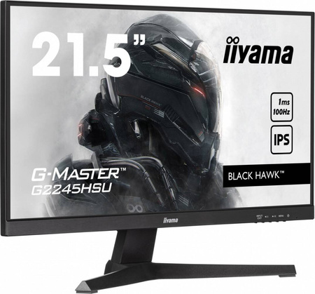 IIYAMA MONITOR 22 CALE G2245HSU-B1 IPS,FHD,100HZ,1MS,2XUSB,HDMI,DP,2X2W, FREESYNC