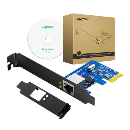 ADAPTER SIECIOWY PCI EXPRESS UGREEN US230, GIGABIT 10/100/1000MBPS