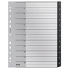 PRZEKŁADKI 1-12 A4 LEITZ RECYCLE 12090000 CZARNY PP