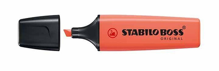 Zakreślacz STABILO BOSS 70/140 czerwony pastel 2-5mm