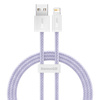 KABEL USB DO LIGHTNING BASEUS DYNAMIC 2, 2.4A, 1M (FIOLETOWY)