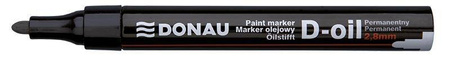 MARKER OLEJOWY DONAU D-OIL CZARNY OKRĄGŁY 2.8MM