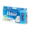 PAPIER TOALETOWY TRZYWARSTWOWY CELULOZOWY VELVET DELIKATNIE BIAŁY 45751260 150 LISTKÓW 18,3M 8 SZT.