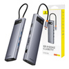 HUB 11W1 BASEUS STARJOY METAL GLAM SERIES, USB-C DO HDMI +VGA + 3 X USB 3.0 + USB 2.0+USB-C PD + RJ45 + SD/TF +3,5MM