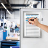RAMKA MGNETYCZNA A4 DURABLE DURAFRAME MAGNETIC NOTE 498923 SREBRNA