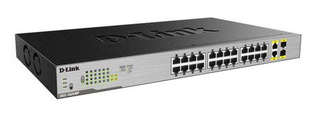 D-LINK SWITCH SMART 2X SFP 24GE POE DGS-1026MP