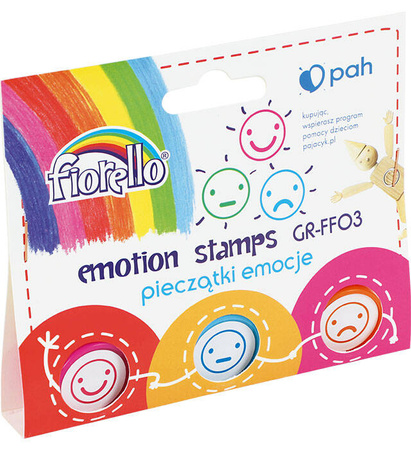PIECZĄTKI OKRĄGŁA FIORELLO GR-FF03 EMOCJE 170-2606 3SZT
