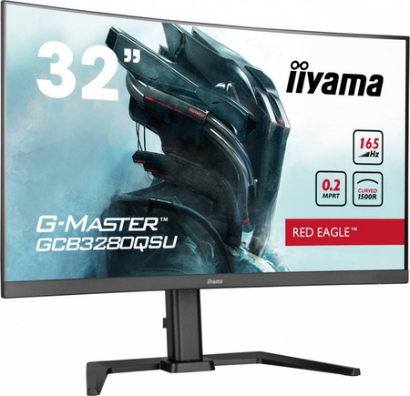 IIYAMA MONITOR G-MASTER 31.5 CALA GCB3280QSU-B1 VA,QHD,165HZ,1500R,0.2MS,2XHDMI,2XDP