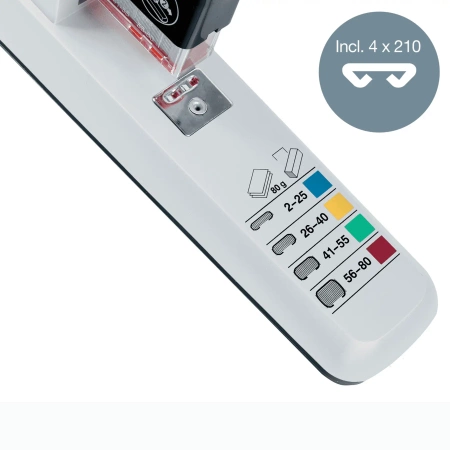 ZSZYWACZ HEAVY DUTY LEITZ 5551 55510084 SZARY 80 KART.