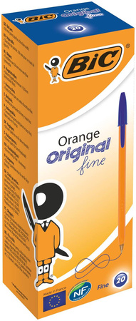 Długopis BIC ORANGE 8099221 niebieski 0.7mm pomarańczowa obudowa