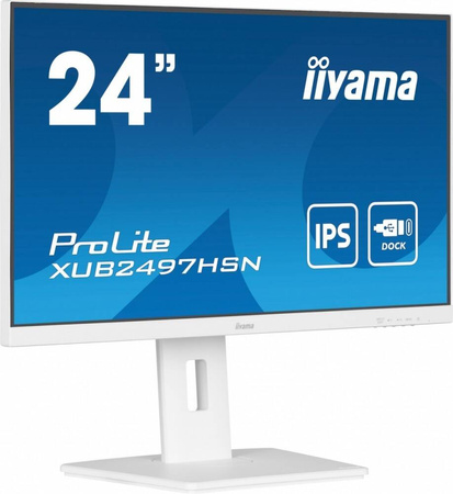 IIYAMA MONITOR 24 CALE XUB2497HSN-W1 IPS,USB-C DOCK,HDMI,DP