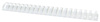 GRZBIET PLASTIKOWY 38MM (350 KARTEK) OFFICE PRODUCTS BIAŁY 50 SZT.