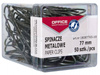 SPINACZE METALOWE 77MM OFFICE PRODUCTS SREBRNE 50SZT.