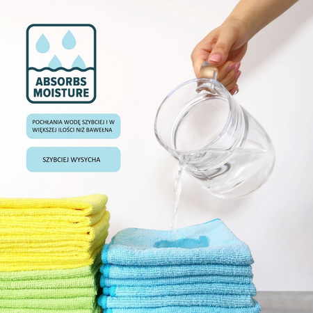 ŚCIERECZKA Z MIKROFIBRY MIX 40X40CM