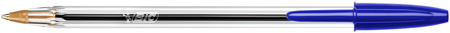 DŁUGOPIS BIC CRISTAL 8478981 NIEBIESKI 1.0MM PRZEZROCZYSTA OBUDOWA