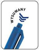 DŁUGOPIS JEDNORAZOWY BIC ROUND STIC CLIC 926374 NIEBIESKI 1.0MM NIEBIESKA OBUDOWA BLISTER 3SZT