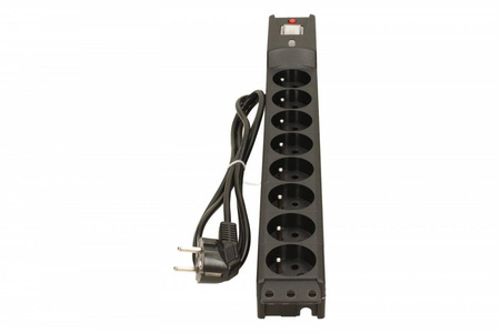 LESTAR LISTWA PRZECIWPRZEPIĘCIOWA LXARM 810, 3L, PDU, 1,5M, CZARNA