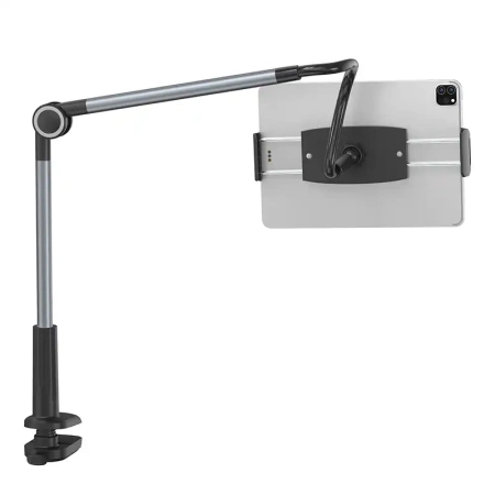 UCHWYT Z KLIPSEM BASEUS OTAKU LIFE ROTARY PRO NA TELEFON/TABLET (SZARY)