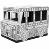 ZESTAW 5 x AUTOBUS DO KOLOROWANIA FELLOWES 100130976 5 + 1 x DOMEK DO KOLOROWANIA FELLOWES 100053827