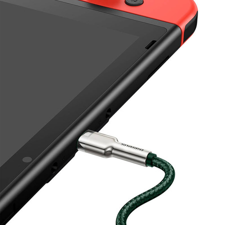 KABEL USB-C DO USB-C BASEUS CAFULE, 100W, 2M (ZIELONY)