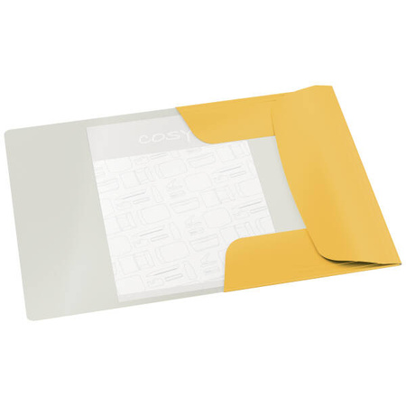 TECZKA Z GUMKĄ A4 LEITZ COSY 30020019 CIEPŁY ŻÓŁTY