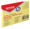 KARTECZKI SAMOPRZYLEPNE 101X76MM OFFICE PRODUCTS PASTELOWE JASNO ŻÓŁTE 100KART