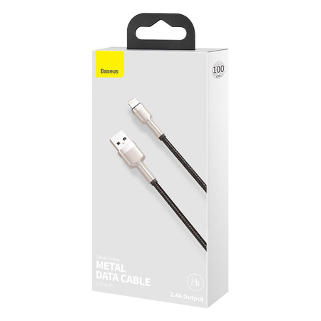 Kabel BASEUS Cafule USB-A-Lightning 1m (czarny)