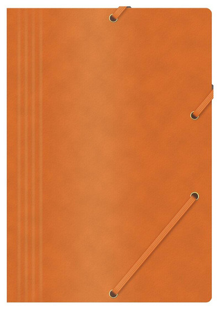 TECZKA Z GUMKĄ A4 OFFICE PRODUCTS POMARAŃCZOWA PRESZPAN 390GSM