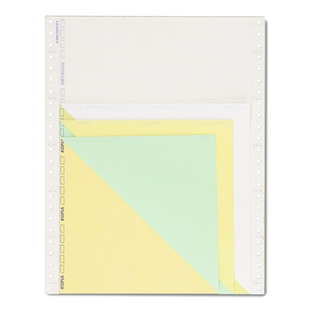 PAPIER SAMOKOPIUJĄCY 240 12'' EMERSON NADRUK ORYGINAŁ/KOPIA KOLOROWE KOPIE 1+4 350 SKŁADEK