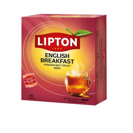 HERBATA CZARNA LIPTON ENGLISH BREAKFAST 92 TOREBKI