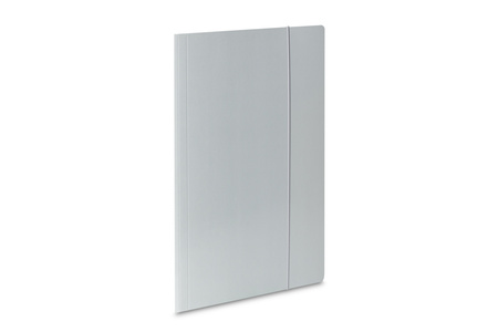 Teczka z gumką A4 VAUPE ECO 319/09 popielata szara tektura 380g/m2 20mm