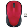 MYSZ OPTYCZNA BEZPRZEWODOWA CZERWONA LOGITECH M235 910-002496
