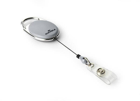 MECHANIZM ŚCIĄGAJĄCY Z PASKIEM NA ZATRZASK 80CM DURABLE JOJO STYLE 832410 SZARY