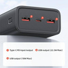 USAMS POWERBANK 30000MAH PB68 PD + QC 3.0 FAST CHARGE
