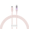 KABEL SZYBKO ŁADUJĄCY BASEUS USB-C DO LIGHTNING EXPLORER SERIES 1M, 20W (RÓŻOWY)