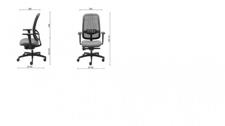 FOTEL BIUROWY OFFICE PRODUCTS SKIATOS CZARNY