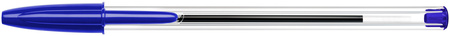 Długopis BIC CRISTAL 8478981 niebieski 1.0mm przezroczysta obudowa