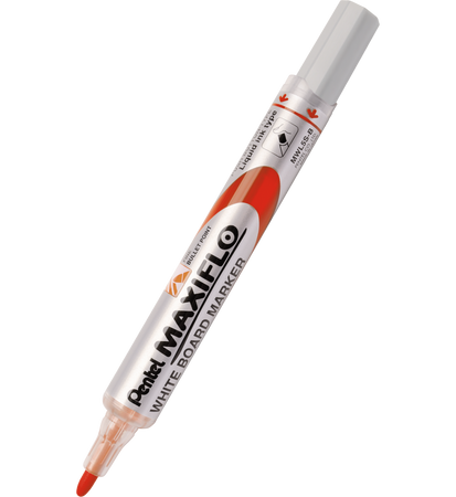 MARKER SUCHOŚCIERALNY PENTEL MAXFILO MWL5S-B CZERWONY OKRĄGŁA