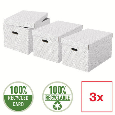 PUDŁO ARCHIWIZACYJNE 355X305X510MM ESSELTE 628286 BIAŁY 3SZT