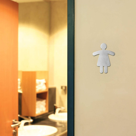 PIKTOGRAM WC DLA PAŃ SYMBOL 90X120 MM DURABLE PICTO 495023